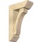 Ekena Millwork Legacy Slat Rough Sawn Bracket w/ Offset Brace, Douglas Fir, 6"W x 16"D x 24"H BKT0604X16X24LEC06RDF - alternate 1